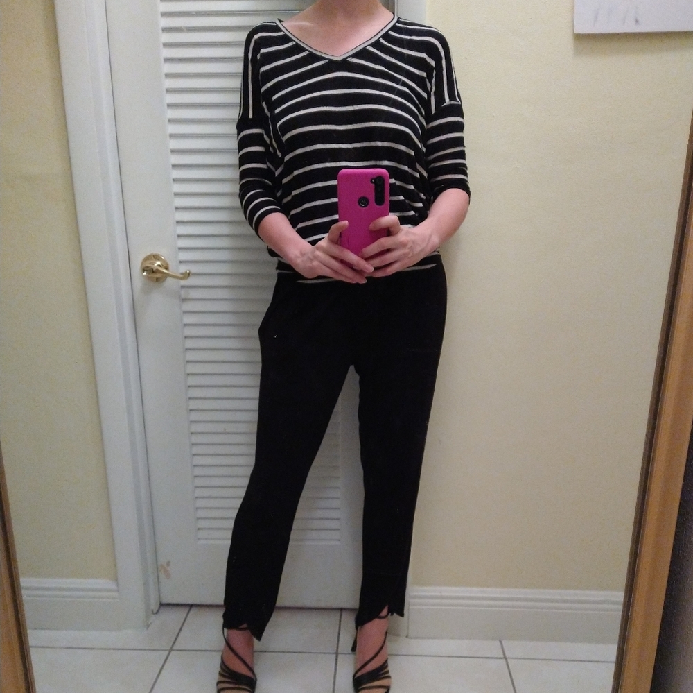 Black stretch Chico's pants